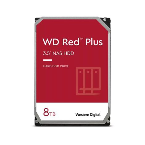 Western Digital | Hard Drive | Red WD80EFZZ | 5460 RPM | 8000 GB | MB